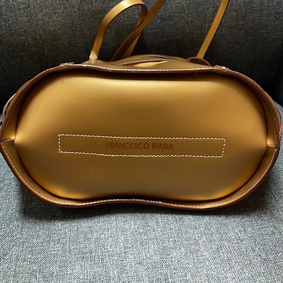 Francesco Biasia Cage Leather Tote - Picture 10 of 14